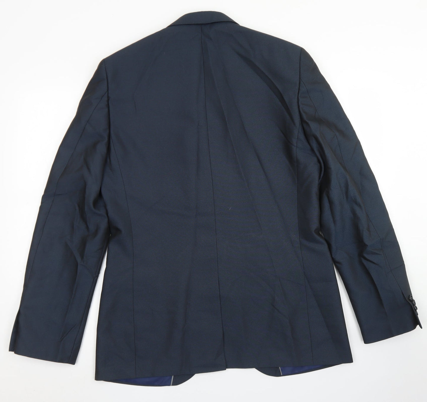 Taylor & Wright Mens Blue  Polyester Jacket Blazer Size 40