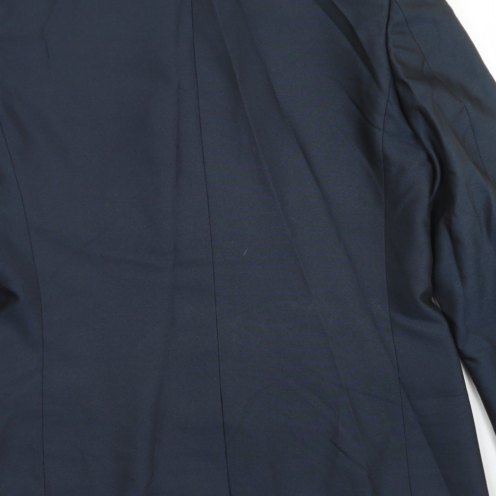 Taylor & Wright Mens Blue  Polyester Jacket Blazer Size 40