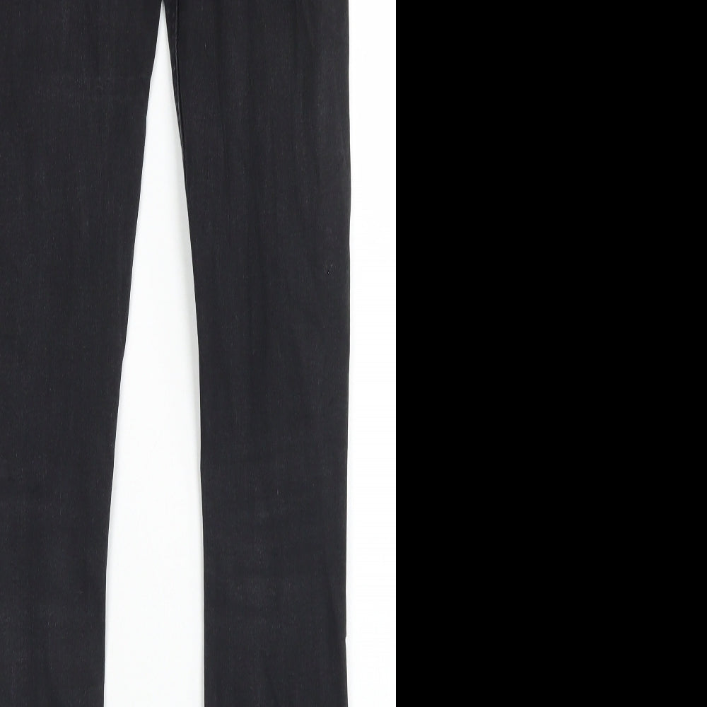 Denim Co Womens Black  Cotton Skinny Jeans Size 6 L27 in Regular Button