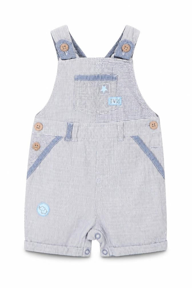 George Boys Blue  Cotton Dungaree One-Piece Size 3-6 Months  Button