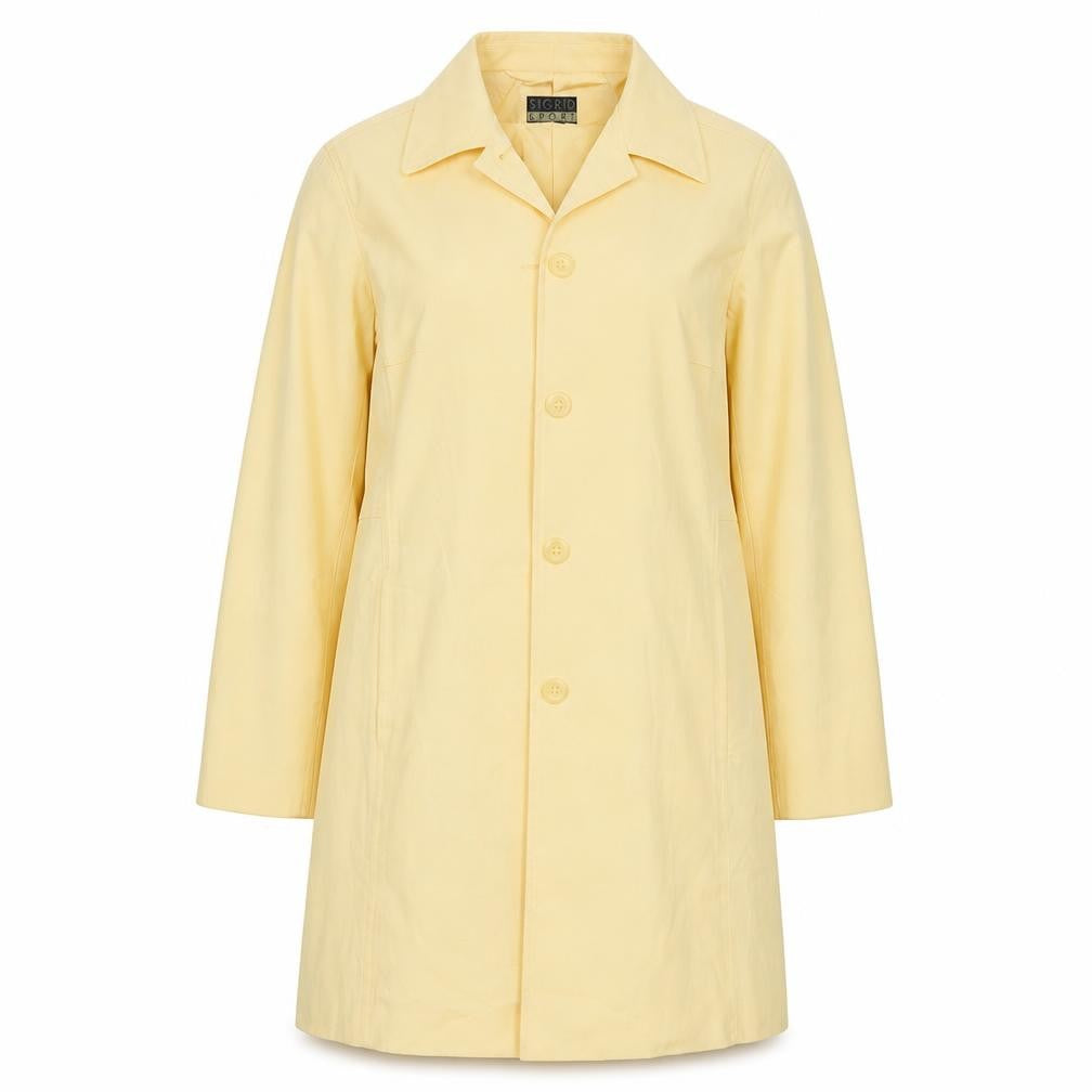 Sigrid Sport Womens Yellow   Jacket  Size 6  Button