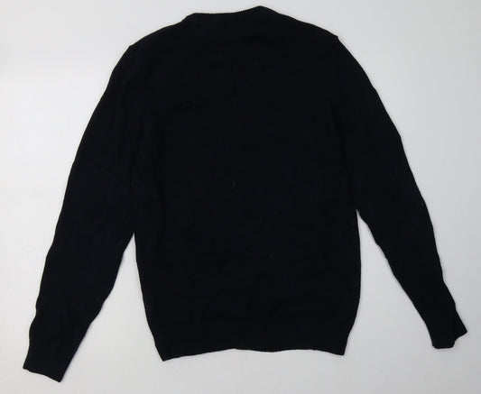 BHS Mens Blue  Cotton Pullover Sweatshirt Size S
