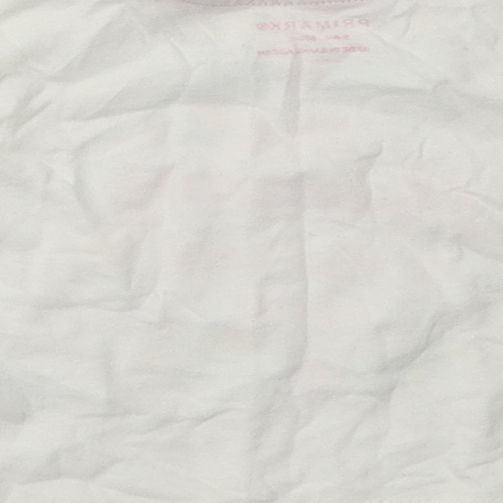 Primark Girls White  Cotton Basic Casual Size 3-6 Months Crew Neck Pullover - my mummy is the best