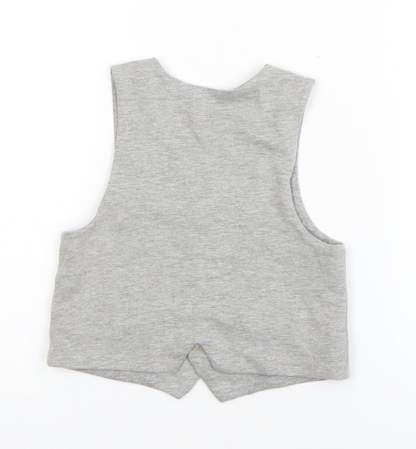Lullaby Boys Grey   Jacket Waistcoat Size 12-18 Months   Button