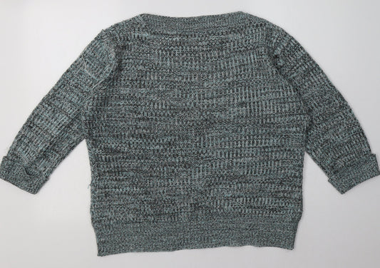 originals Womens Blue  Acrylic Pullover Sweatshirt Size M  Pullover
