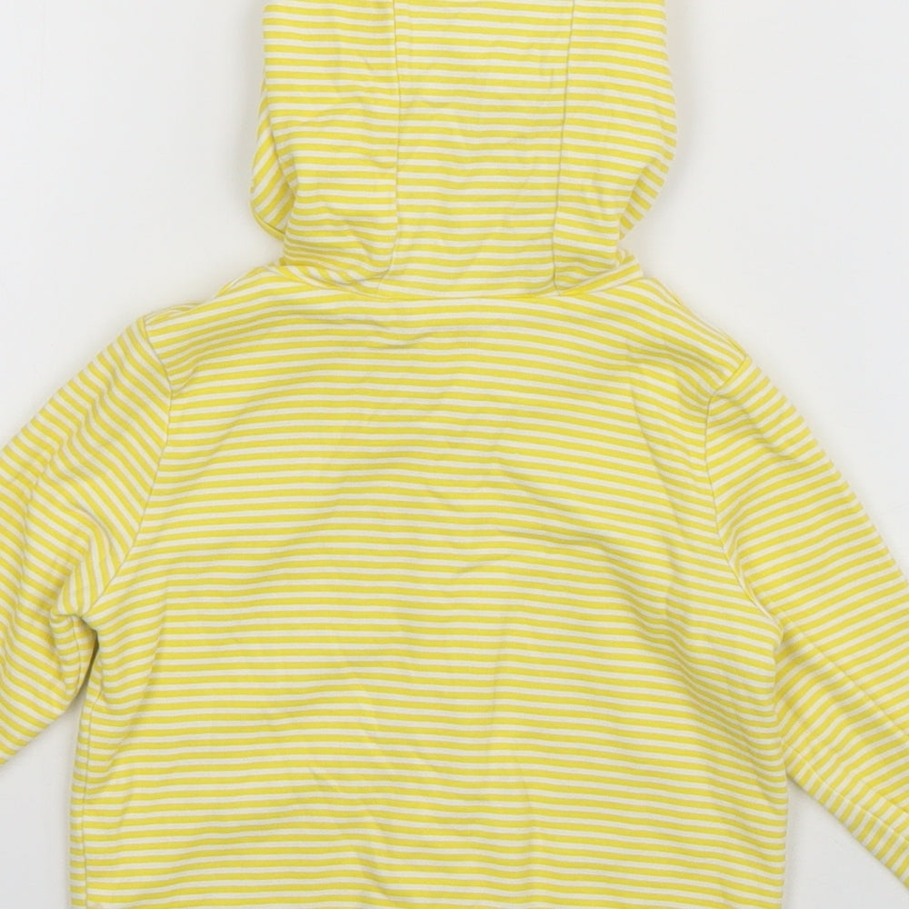 Lupilu Baby Yellow Striped  Jacket  Size 6-9 Months   Snap