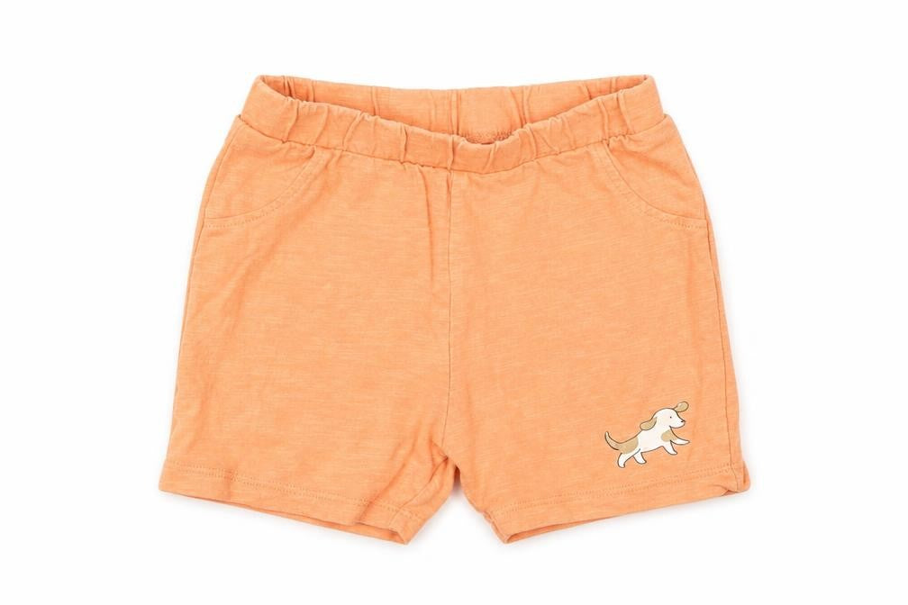 M&S Baby Orange  Cotton Cropped Trousers Size 9-12 Months   - Puppy