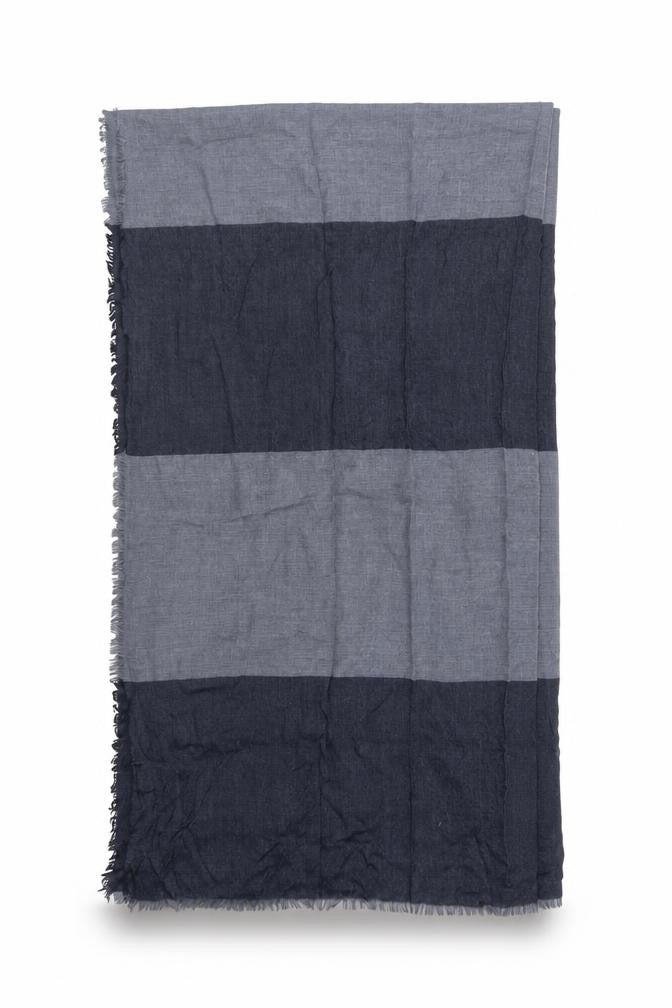 NEXT Womens Blue Striped Viscose  Shawl/Wrap