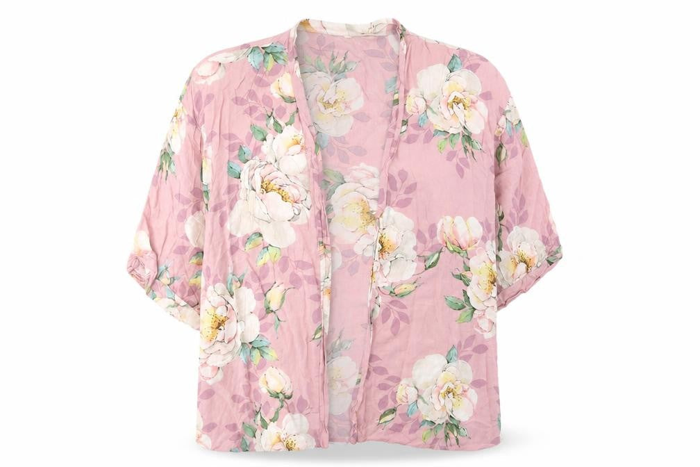 Preworn Womens Pink Floral  Jacket  Size XL