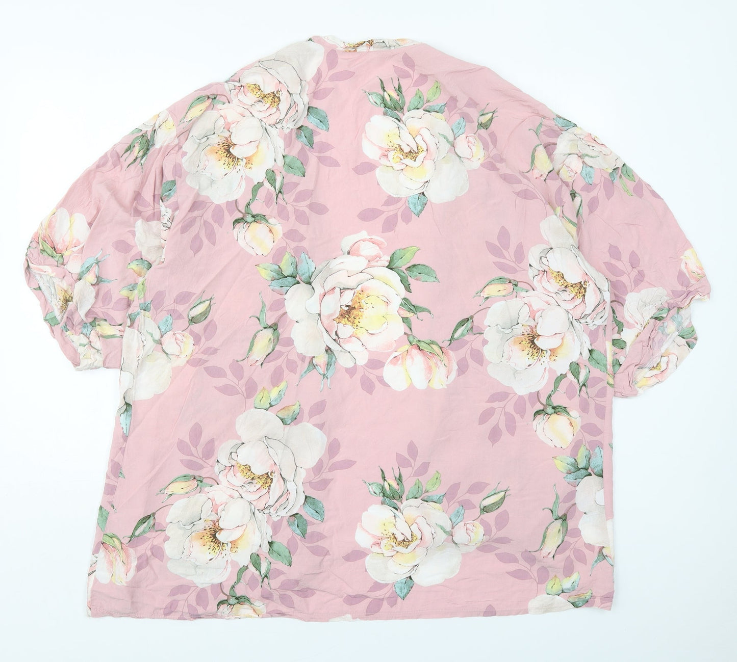 Preworn Womens Pink Floral  Jacket  Size XL