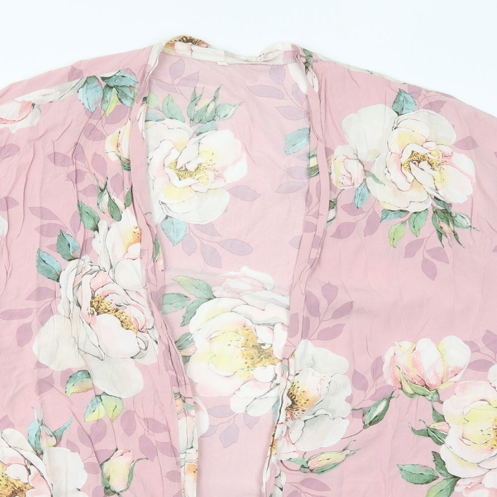 Preworn Womens Pink Floral  Jacket  Size XL