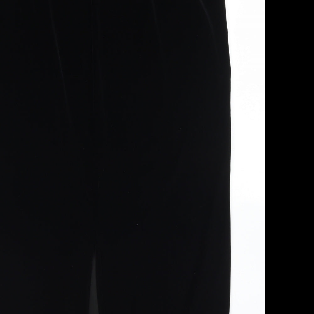 CMD Womens Black  Polyester A-Line Skirt Size S