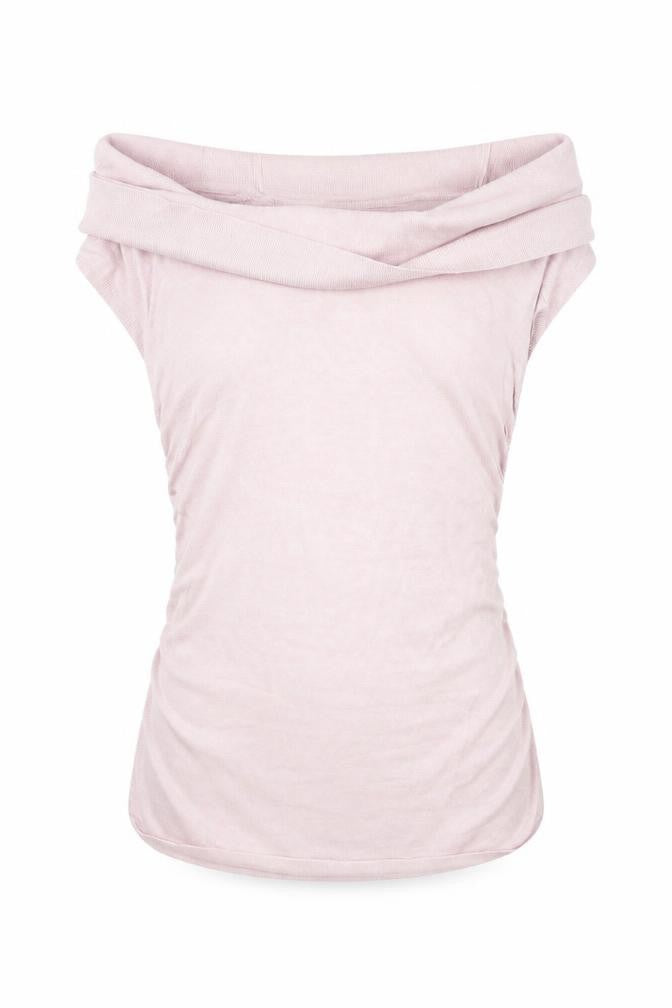 Express Womens Pink  Nylon Basic Blouse Size XS Cowl Neck