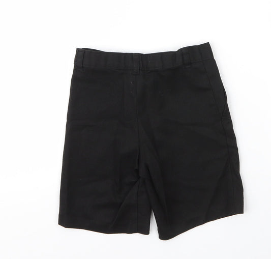 George Boys Black  Viscose Bermuda Shorts Size 5 Years  Regular Zip