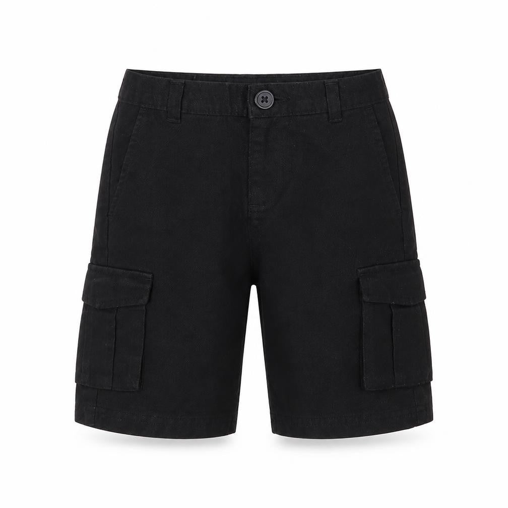 George Boys Black  Viscose Cargo Shorts Size 5 Years  Regular Zip