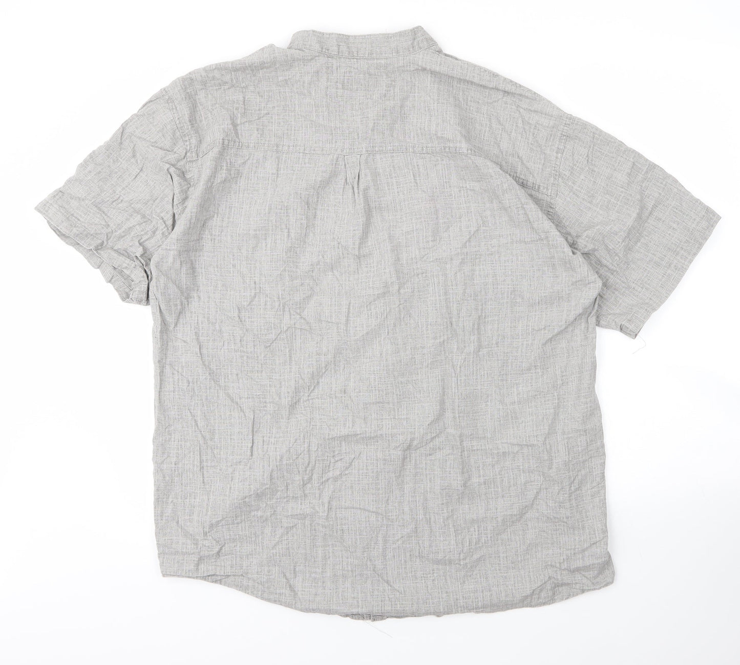Jeans Yur Barceona Mens Grey  Cotton  Button-Up Size XL Round Neck Button