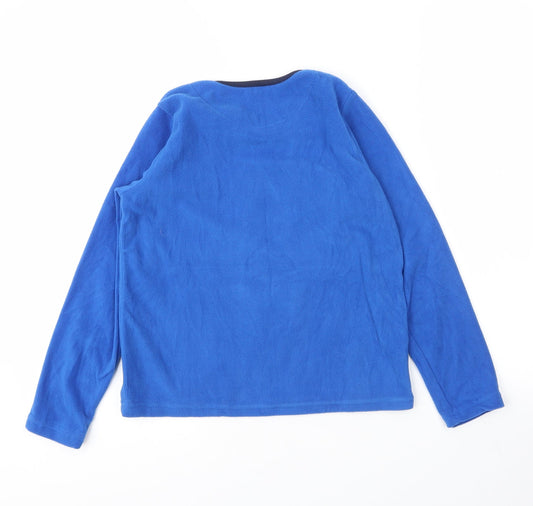 Matalan Boys Blue Round Neck  Polyester Pullover Jumper Size 10 Years