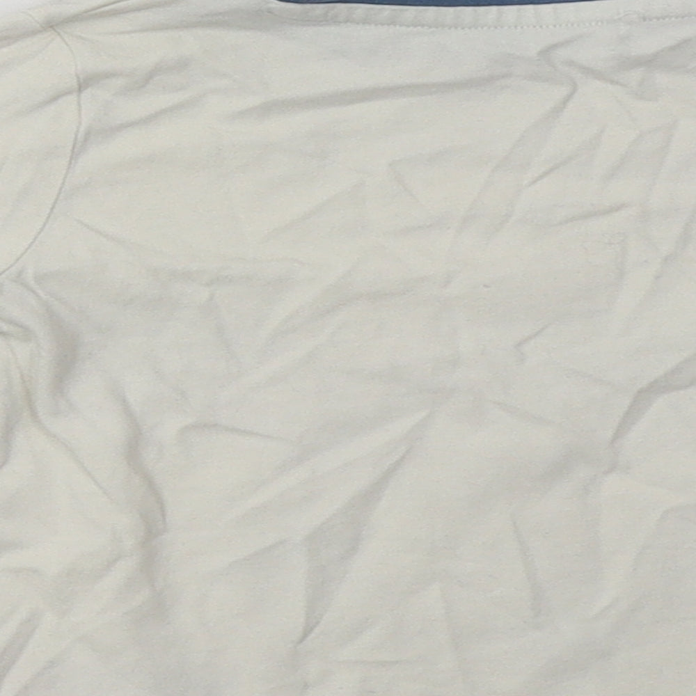 Nutmeg Boys White  Cotton Basic Casual Size 2 Years Crew Neck Pullover - Polar Bear