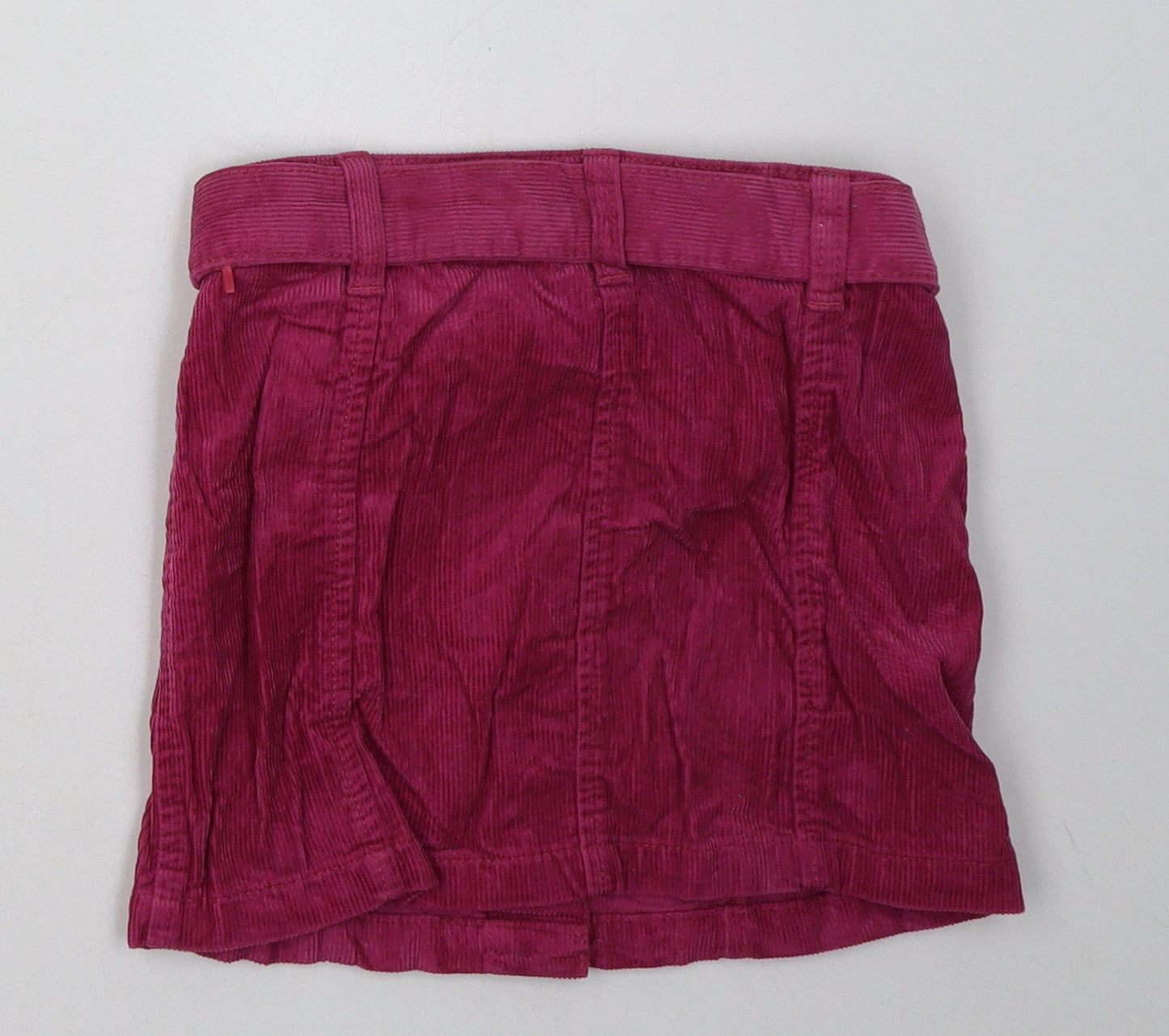 George Girls Purple  Cotton A-Line Skirt Size 6-7 Years  Regular Button