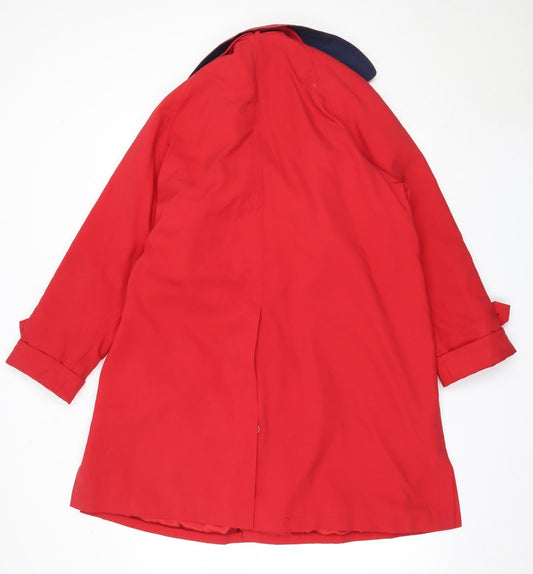 Canda Womens Red   Overcoat Coat Size 38