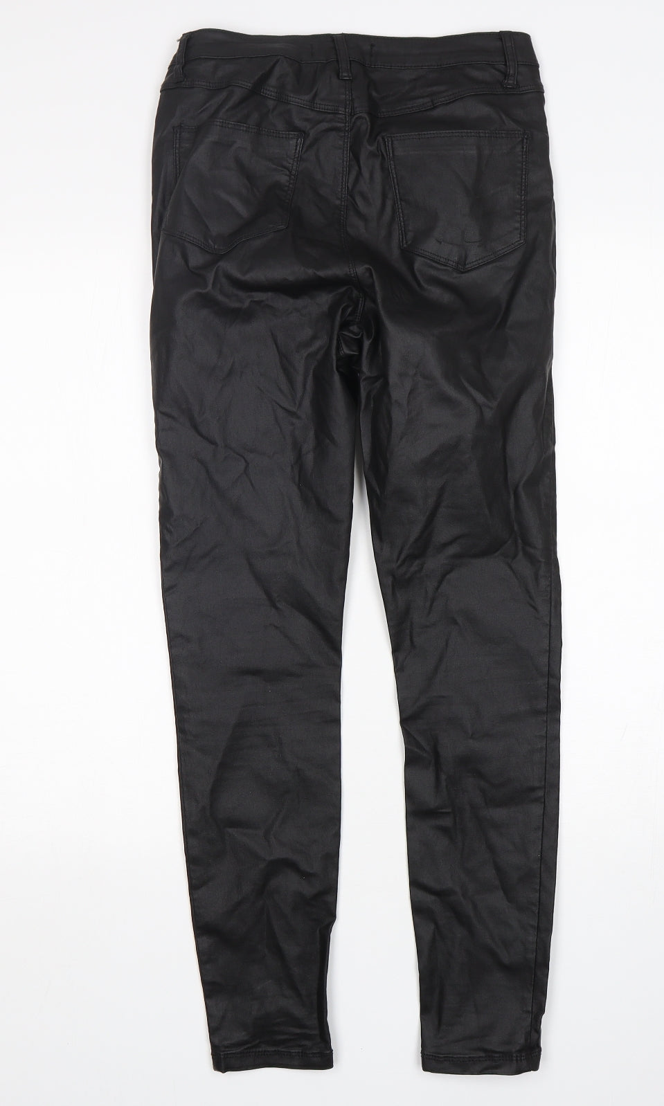 Denim Co Womens Black  Viscose Skinny Jeans Size 12 L28 in Regular