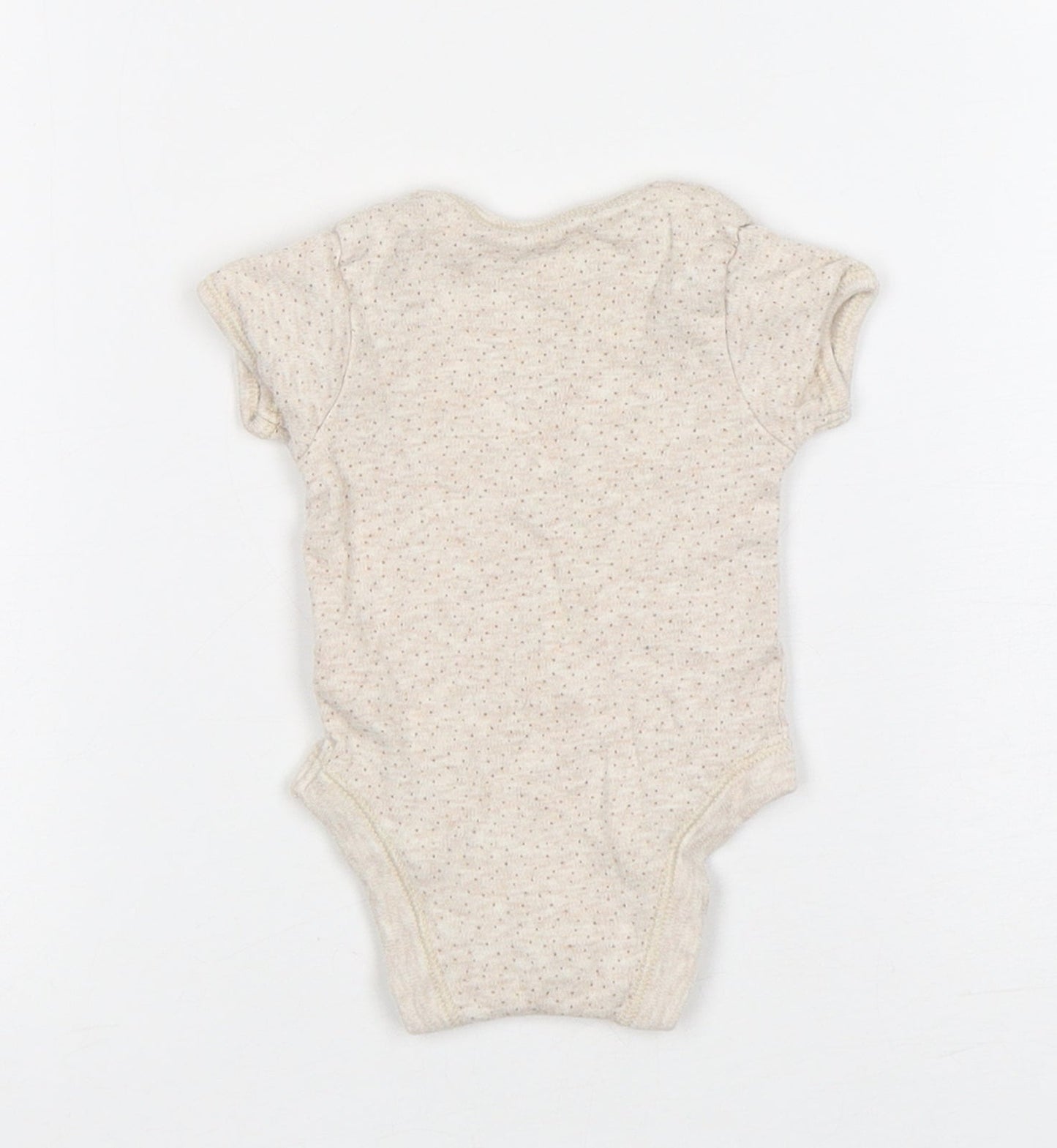 George Girls Beige  Cotton Leotard One-Piece Size Newborn