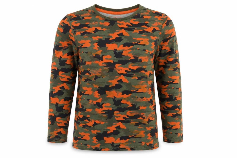 Matalan Boys Multicoloured Camouflage Cotton Basic T-Shirt Size 12 Years Crew Neck Pullover