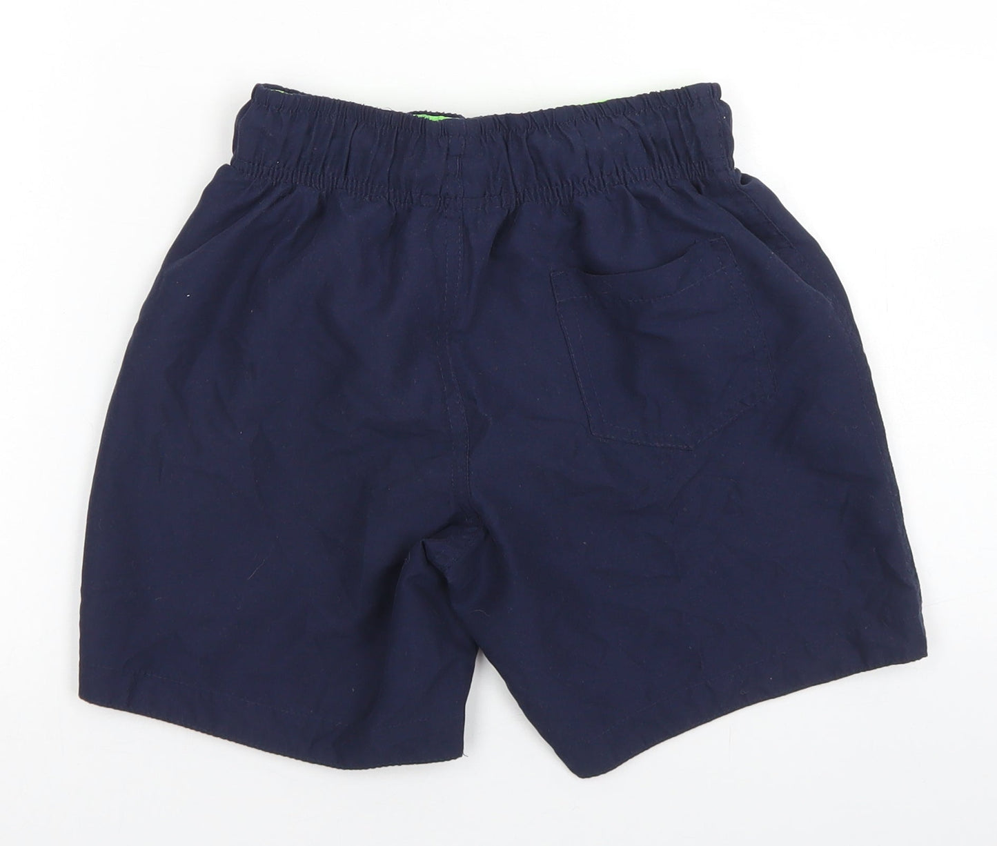 Primark Boys Blue  Polyester Utility Shorts Size 9-10 Years  Regular Drawstring