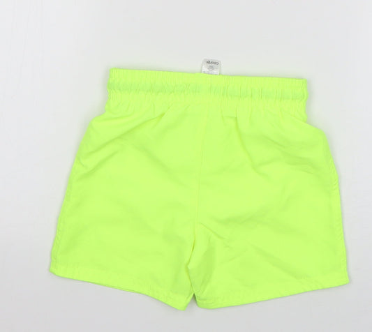 George Boys Green  Polyester Cropped Trousers Size 18-24 Months  Drawstring