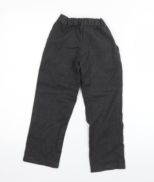 George Boys Grey  Polyester Dress Pants Trousers Size 5-6 Years  Regular