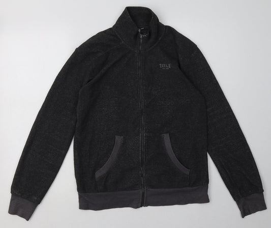 TITLE Womens Grey  Polyester Full Zip Sweatshirt Size 10  Zip