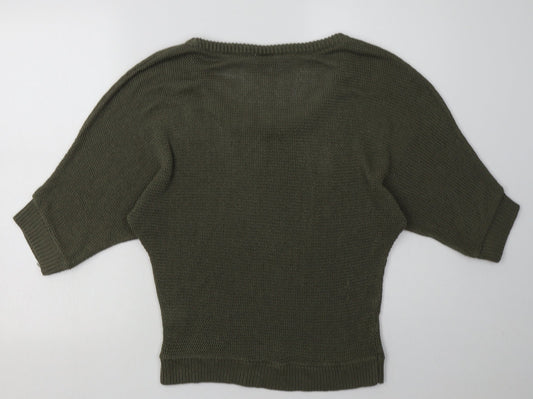 Sparkle & Fade Womens Green  Acrylic Pullover Sweatshirt Size L  Pullover