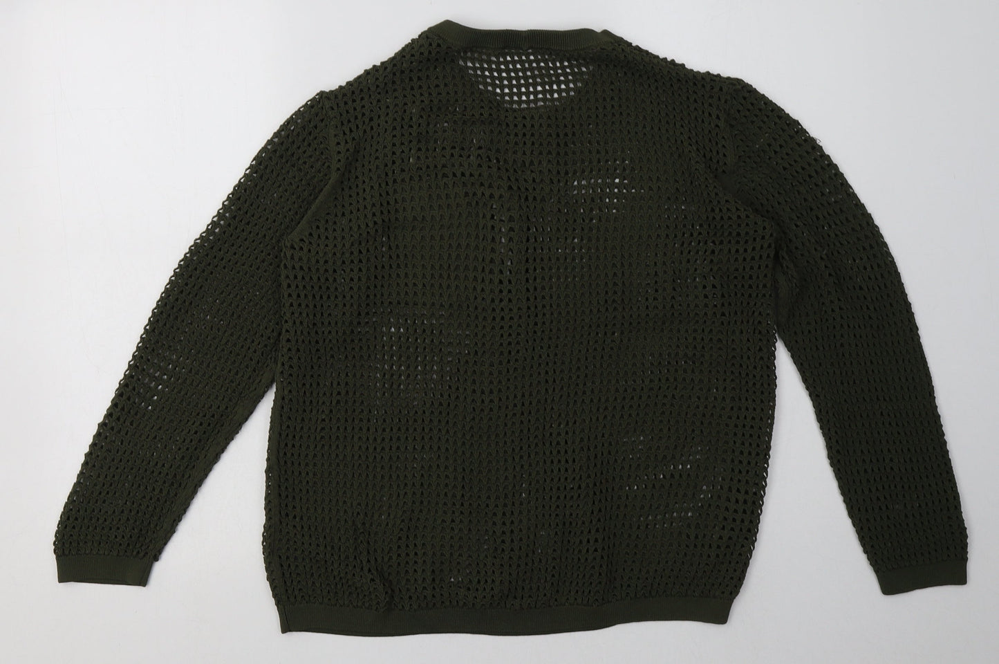 NEXT Womens Green  Viscose Pullover Sweatshirt Size M  Pullover