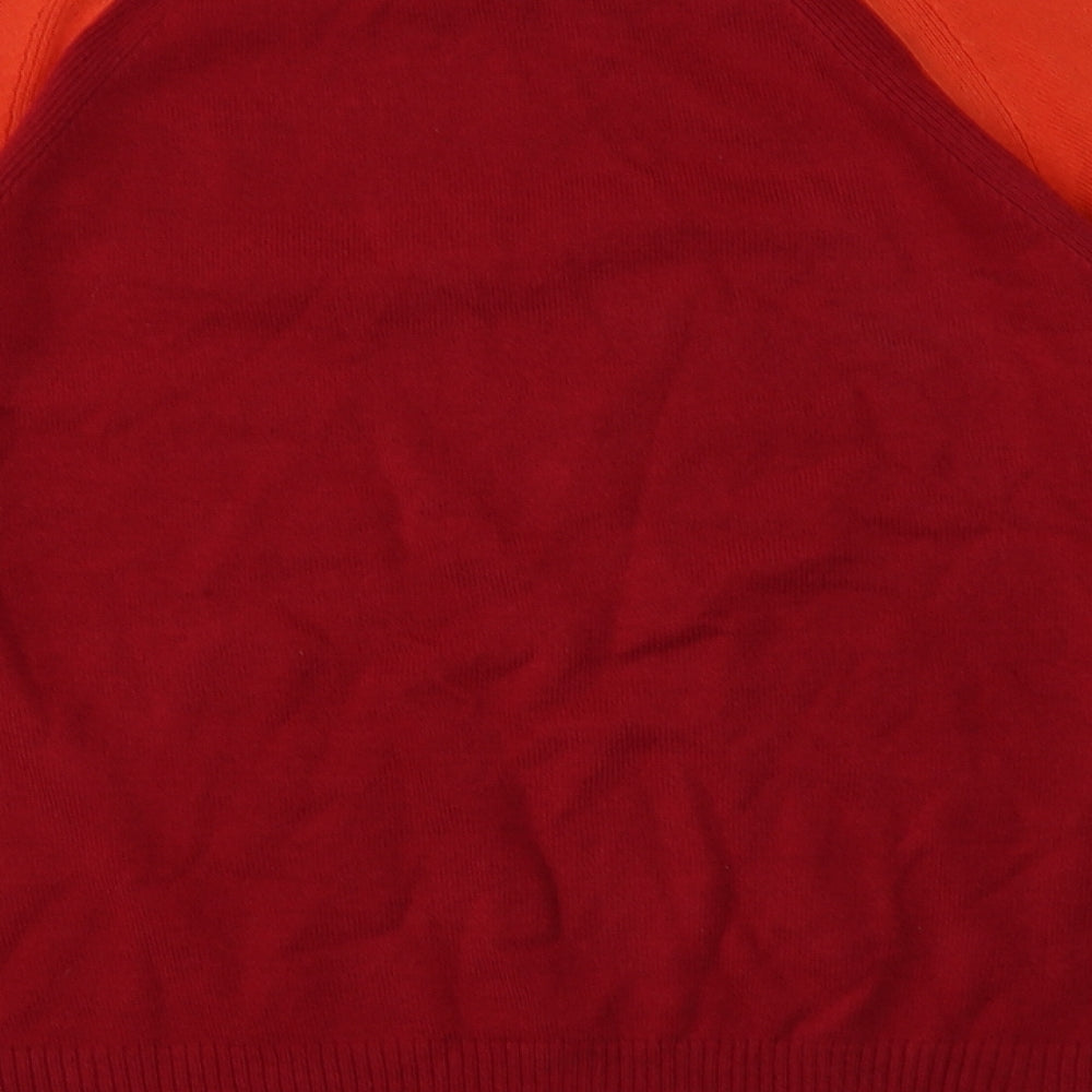 Marks and Spencer Womens Red  Acrylic Pullover Sweatshirt Size S  Pullover