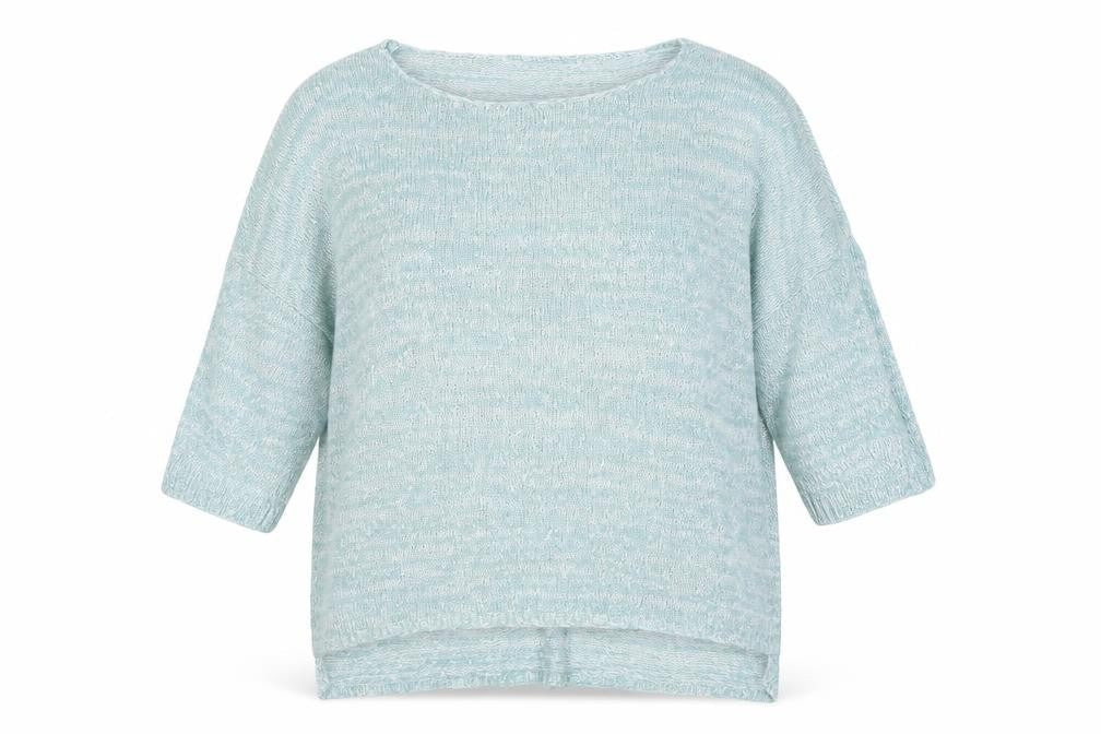 Papaya Womens Green Round Neck  Viscose Pullover Jumper Size 12