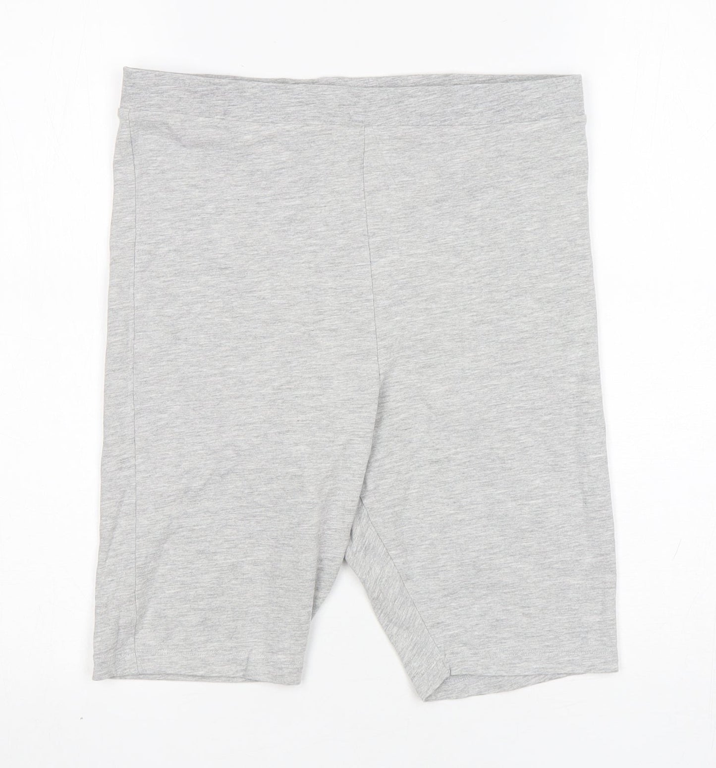 Preworn  Womens Grey  Cotton Biker Shorts Size M  Regular
