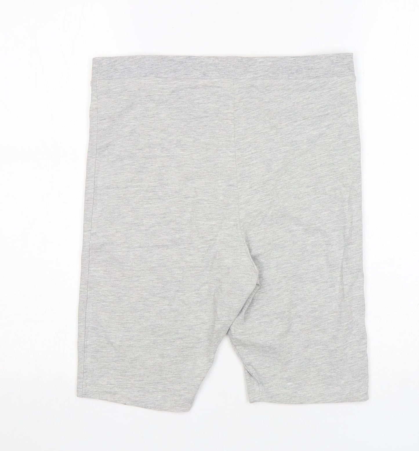Preworn  Womens Grey  Cotton Biker Shorts Size M  Regular