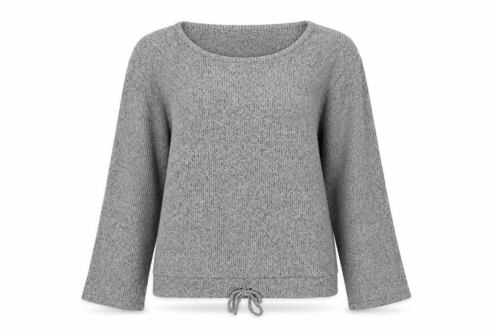 JEFF&CO Womens Grey  Viscose Top Pyjama Top Size 8