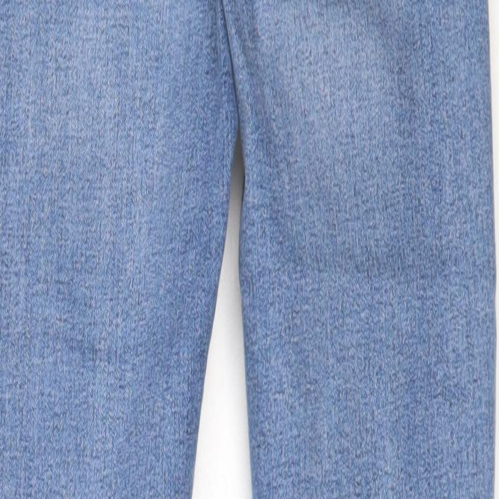 Topshop Womens Blue  Cotton Skinny Jeans Size 25 in L25 in Regular