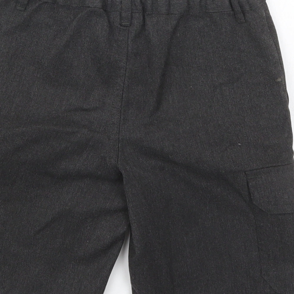 ext Boys Grey  Polyester Bermuda Shorts Size 6 Years  Regular
