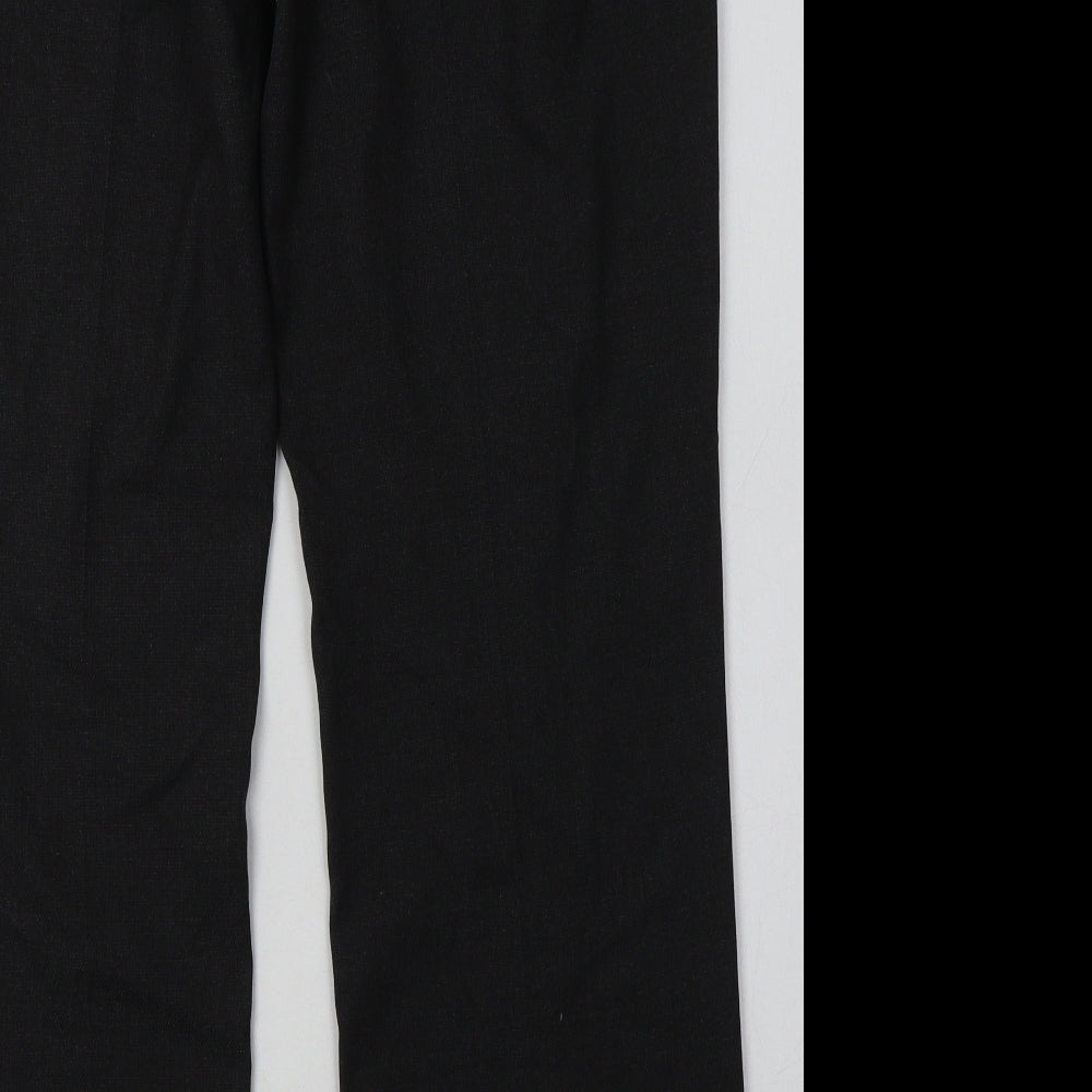 Simon Jersey Womens Grey  Polyester Trousers  Size 16 L32 in Regular Button