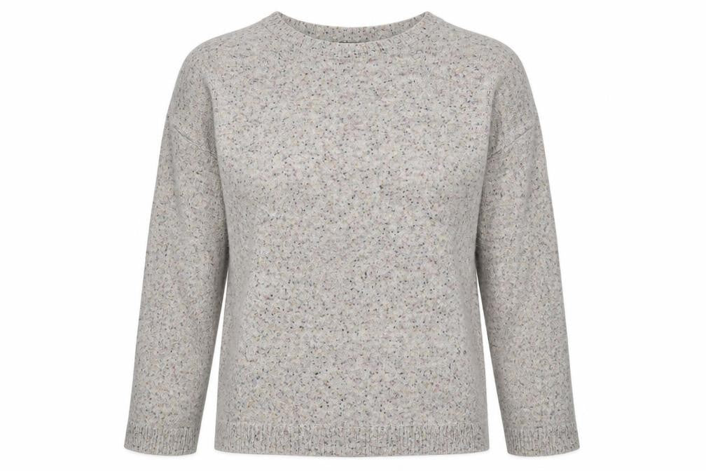 Marks and Spencer Womens Multicoloured Round Neck  Viscose Pullover Jumper Size 8