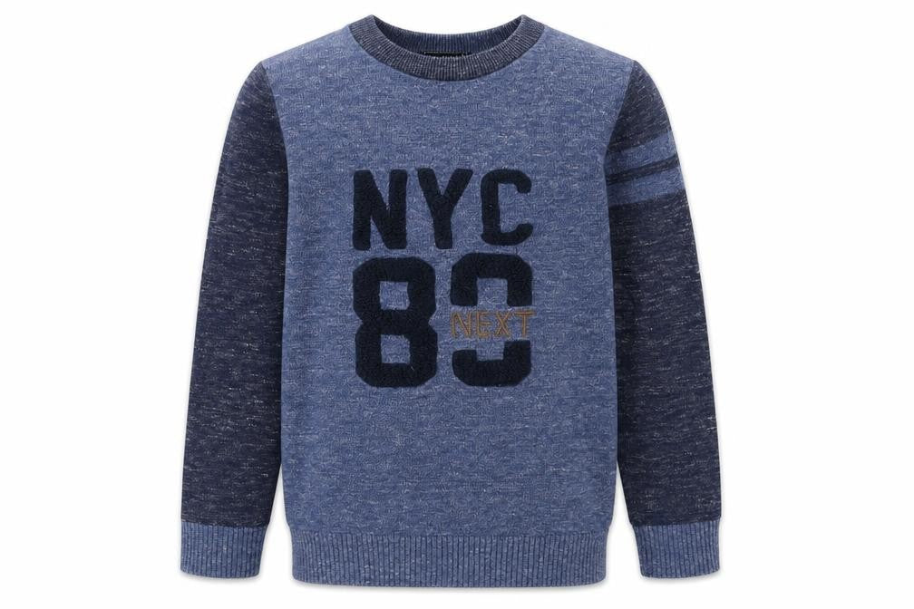 NEXT Boys Blue  Cotton Pullover Sweatshirt Size 7 Years  Pullover - NYC