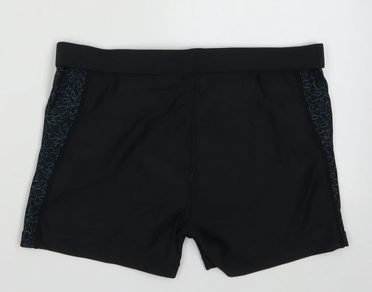 Slazeneger Boys Black  Polyester Sweat Shorts Size 13 Years  Regular