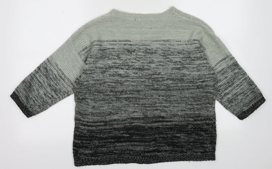 George Womens Black  Acrylic Pullover Sweatshirt Size 12  Pullover
