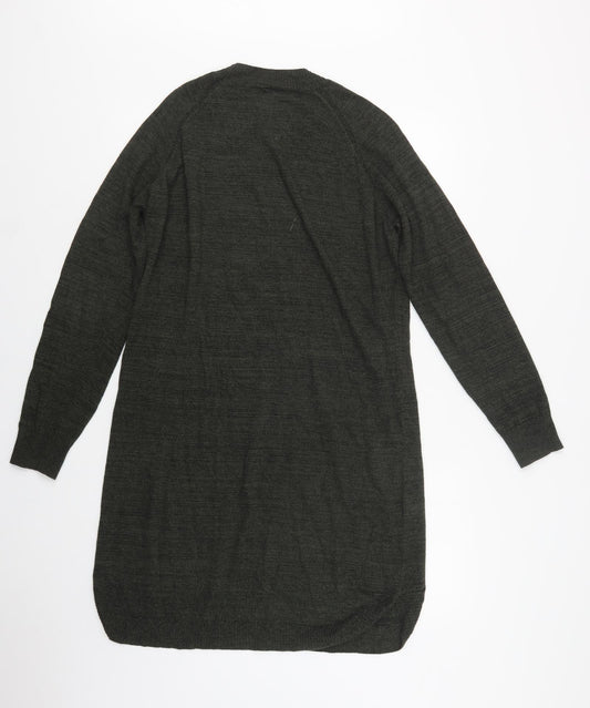 Woolworths Womens Green  Acrylic Kaftan  Size M  Crew Neck