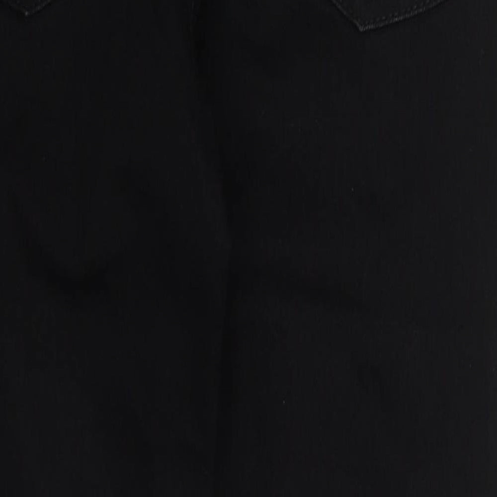 Preworn Womens Black  Cotton Jegging Jeans Size 29 in L25 in Regular Button