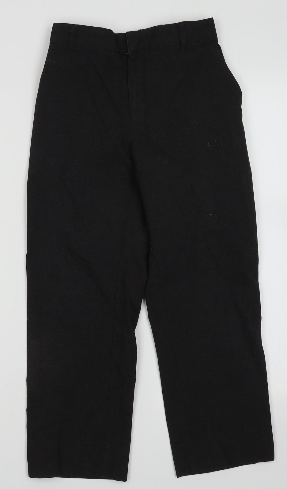 Marks and Spencer Boys Grey  Polyester Capri Trousers Size 11-12 Years  Regular Hook & Eye - School