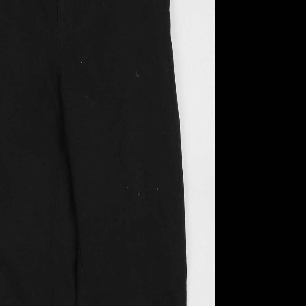 Marks and Spencer Boys Grey  Polyester Capri Trousers Size 11-12 Years  Regular Hook & Eye - School