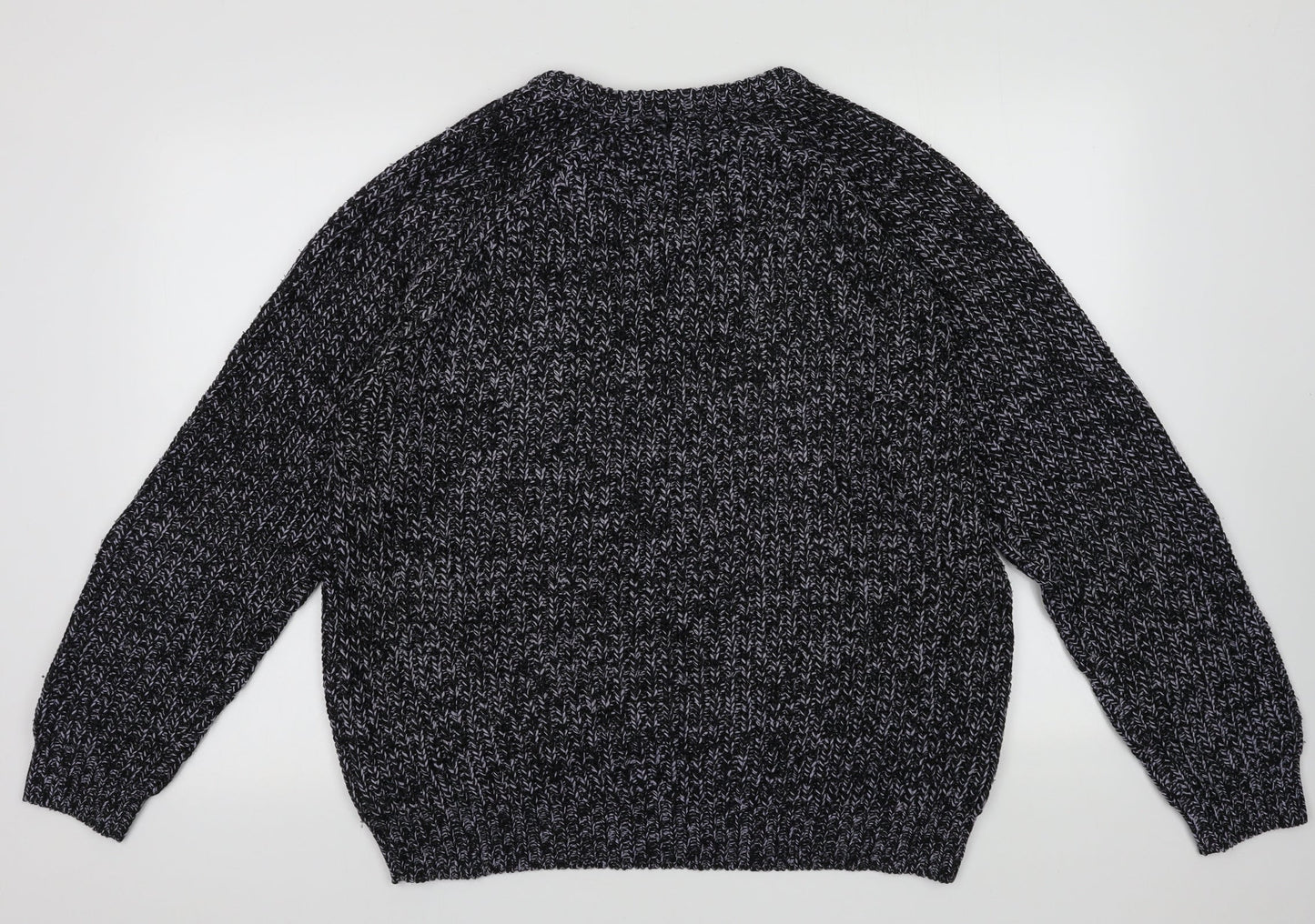 EWM Mens Blue  Acrylic Pullover Sweatshirt Size M